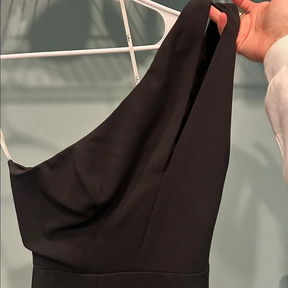 Lulus Elegant Black One-Shoulder Dress